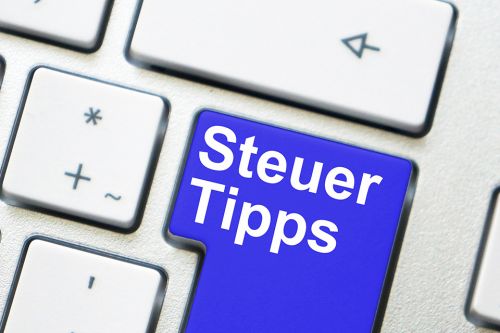 Foto: Tastaturtaste namens Steuertipps